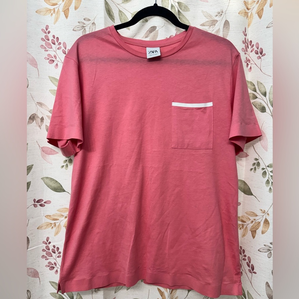 Zara Coral Short Sleeve Tee